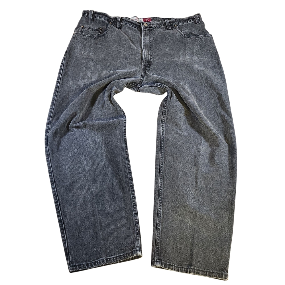 Vintage Levi Strauss Signature Loose Fit 545 Men's Black Jeans Size 42x30 1996